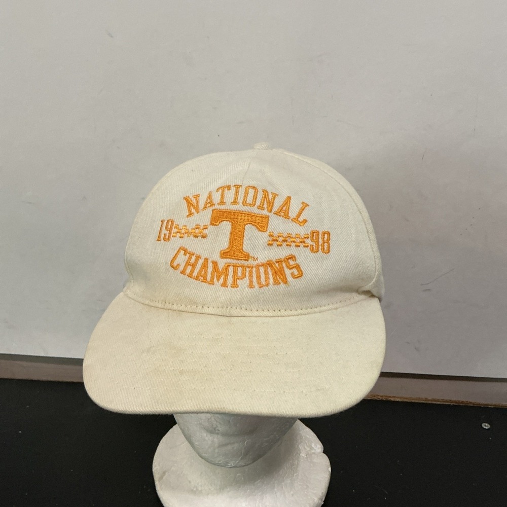 Tennessee Volunteers 1998 National Champions Hat SnapBack Pro Player STAINED